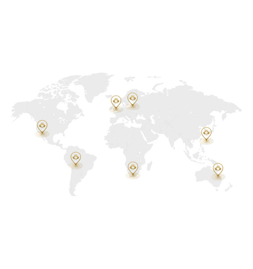 World map of women’s poker events